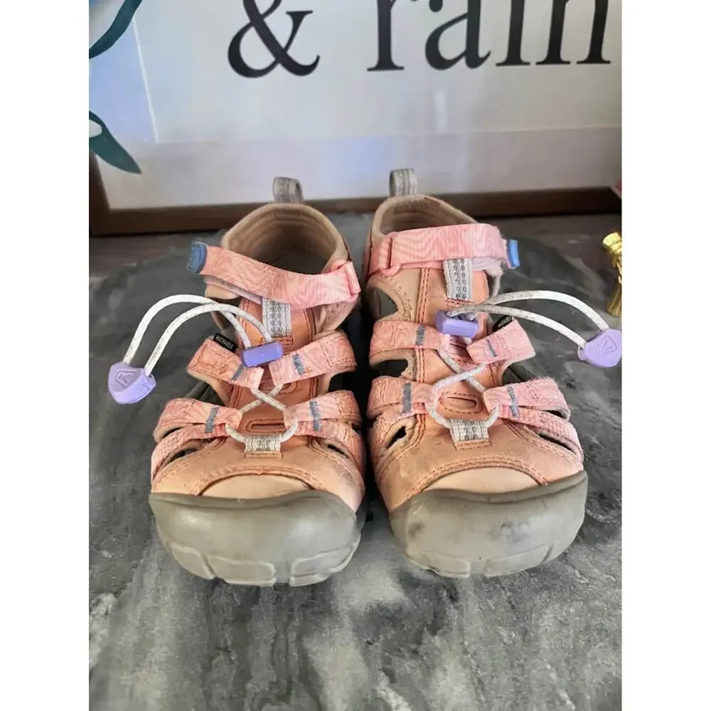 KEEN Seacamp II CNX Kids Girls Sandals Outdoor Closed Toe Hiking Pink Toddler 13